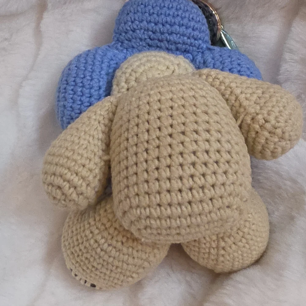 Vivi Knitted Doll Keychains - Blue